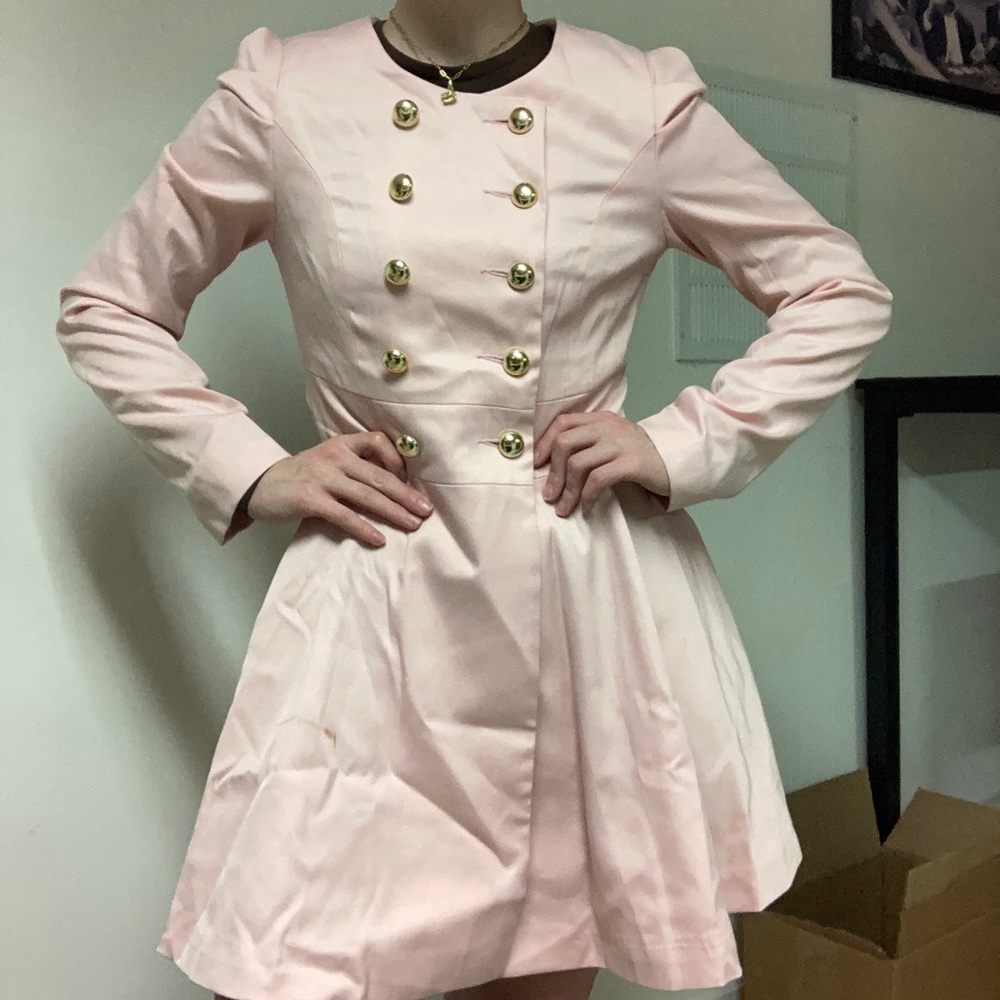 Pink Trench Coat